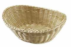 Westmark 02096130101 fonott kosár, 23,5x18x8/6 cm, bézs, ovális, 02096130101
