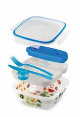 Snips 033086 ételhordó doboz készlet, műanyag, 1,5 liter, jégakkuval, 033086