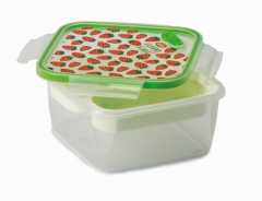 Snips 033101 ételhordó doboz, műanyag, 1,4 liter, epres mintával, 033101