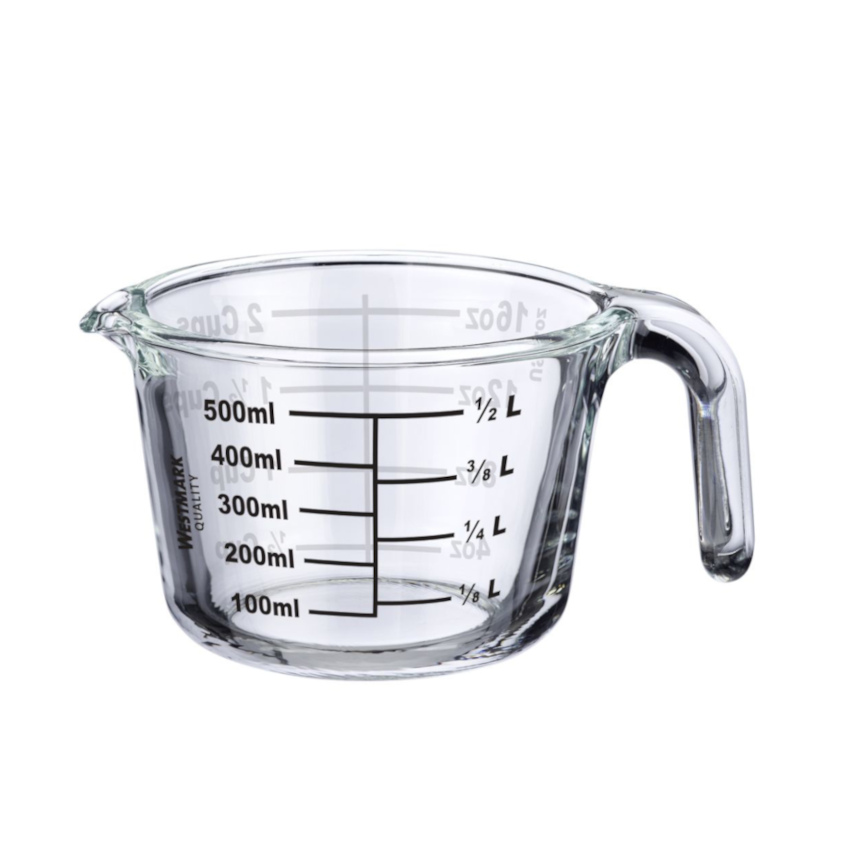 Westmark 30622260 mérőpohár, üveg, 0,5 liter, 30622260