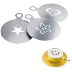 Westmark 62862260 capuccino díszítő sablon, 3 db, 62862260