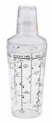 Westmark 6289 koktél shaker, 0,5 liter, műanyag, 5 recepttel, 6289