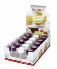 Westmark 63052611 sószóró display, 15 db, üveg, 63052611