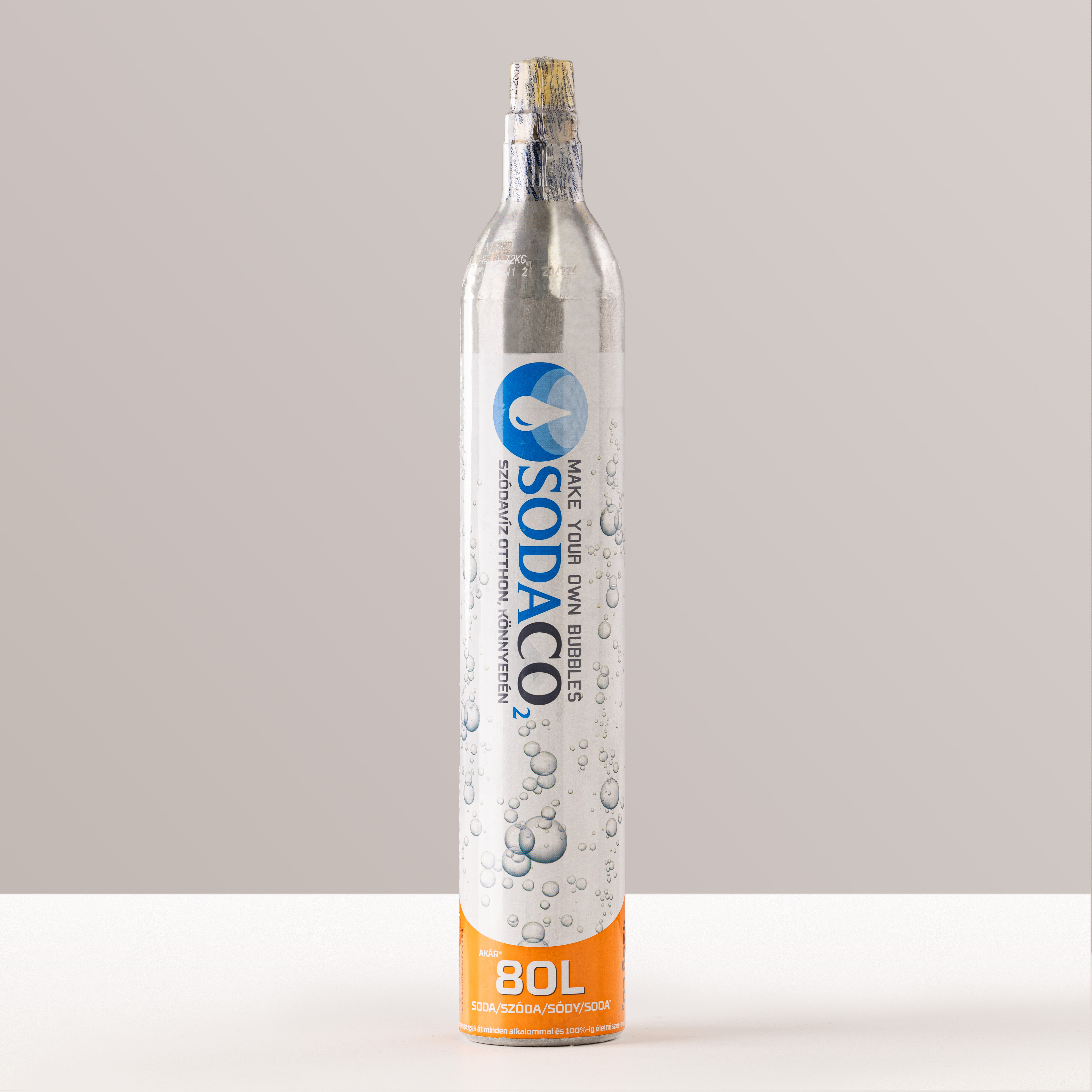 SodaCo 809194 univerzális szódagép patron, 60-80 liter (CSERE), 809194