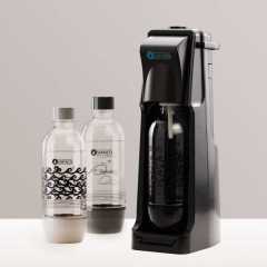 SodaCo B100B Basic otthoni szódagép, fekete +2db szénsavasító flakonnal, B100BPack