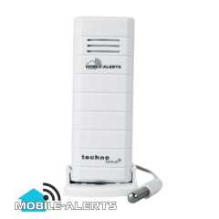 Technoline MA10101 hőmérséklet érzékelő, Mobile Alerts okos otthon rendszerhez, kábeles vízálló érzékelő szondával, MA10101