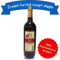 Meggy szörp, 750 ml, tartósítószer mentes, 1:8 hígítási aránnyal, Szorpmeggyuveges