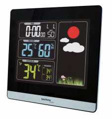 Technoline WS 6448 időjárás állomás színes kijelzővel, fekete-ezüst, WS6448