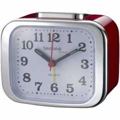 Technoline XL piros kvarc asztali óra, háttérvilágítással, XLpiros